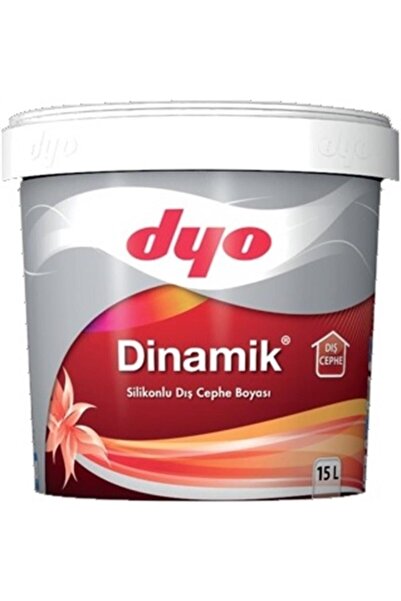 Dyo Dinamik Silikonlu Dış Cephe Boyası 15 Lt Uzay Gri