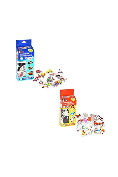 LAÇO Utku Oyuncak Manyetik Hayvanlar + Manyetik Taşıtlar