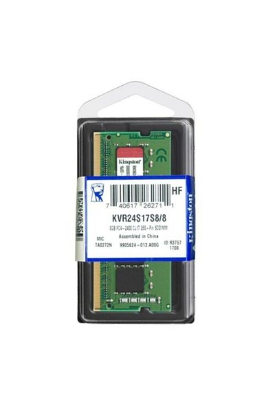 Kingston إن تي بي 8 جيجابايت Ddr4 Kvr24s17s8/8 - 2400 ميجا هرتز