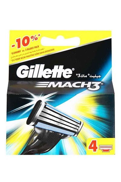 Gillette Mach3 Replacement Shaving Blade - Pack of 43014260243531