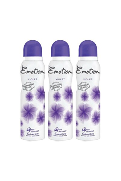 Emotion Violet 150 Ml Deodorant X 3