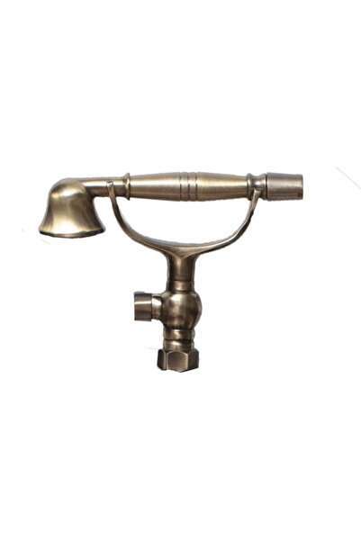 Genel Markalar Antik Duş Spiral Takımı Hortumu Ve Duş Başlığı Pirinç