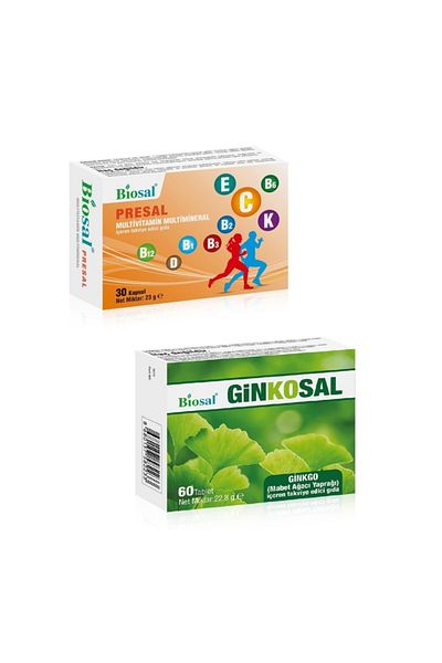 Biosal Multivitamin Capsule + Ginkgo Biloba Tablet