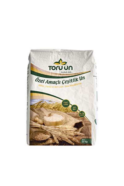 Toru Un Özel Amaçlı Çeşitlik Buğday Unu-10 Kg-beyaz Un