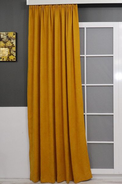 PurpleShopping Plain Stitched Extrafor Drawstring Honeycomb Velvet Textured Background Curtain