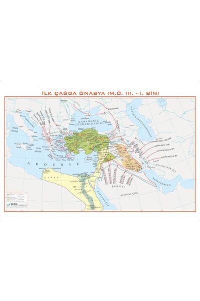 Gürbüz Yayınları İlk Çağda Ön Asya 70x100 cm