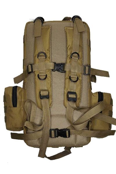 LIGHTINGHM Τσάντα πλάτης Desert Color Mountaineer Outdoor Camping Treking Tactical 42 lt.
