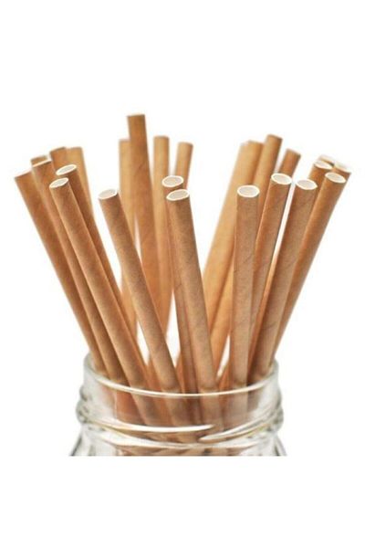 PARTİCİM SÜS EVİ Cardboard Straw Kraft 25 pieces
