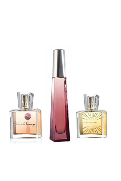 AVON Surrender Edt 50 ml - Far Away Edp 30 ml - Incandessence 30 ml Kadın Parfüm Seti 4556557556392