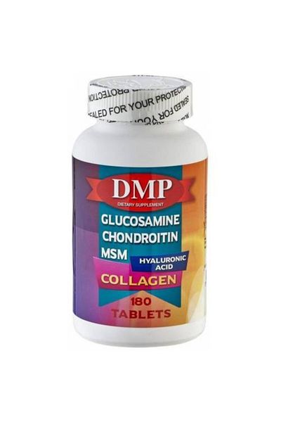 DMP Glucosamine Chondroitin Msm Hyaluronic Acid Collagen 180 Tablets