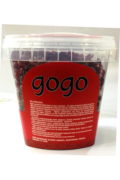 Gogo Boncuk Ağda Pratik Soyulabilir 250 Gr Bordo / Natural