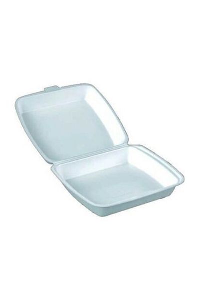 Köpüksan Eye-Free Foam Plate with Lid Mod 23 C - 100 Pieces