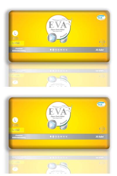 EVA Premium Absorbent Panties - 60 Pieces Patient Diapers Large