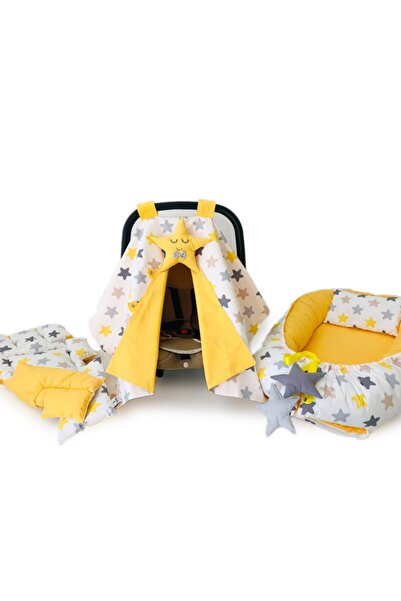 Atölye Eda Exclusive Stroller Cover & Cushion & Babynest - 3 Pieces