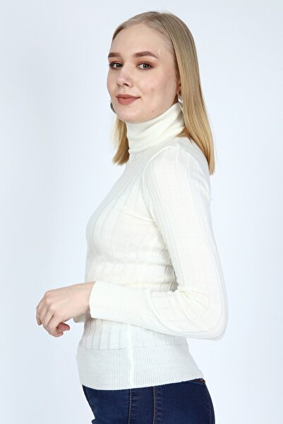 Ananas Жіночий боді з рибальським коміром, екрю