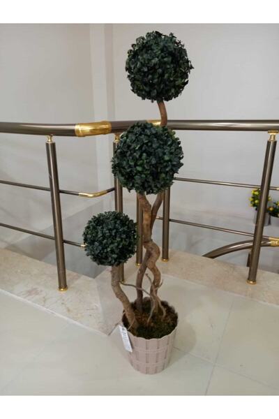 Cihan Çiçek Yapay Ağaç3lü Şimşir Top 110 Cm