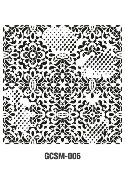 Cadence Grunge Stencıl Mini Gcsm-006 25x25