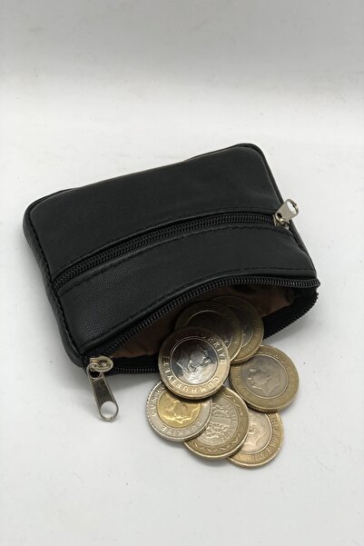 MENİSE جلد طبيعي أسود - عملة معدنية