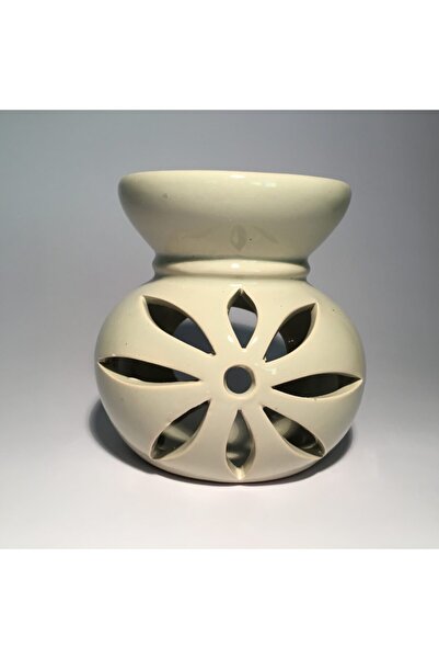 ProductSmart Bej Renk Lotus Buhurdanlık Mumluk Tealight Mumluk