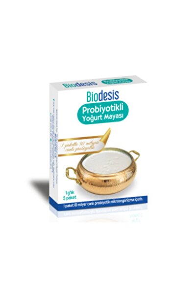 Hünnap Biodesis Probiyotikli Yoğurt Mayası 1gr X 5 Paket