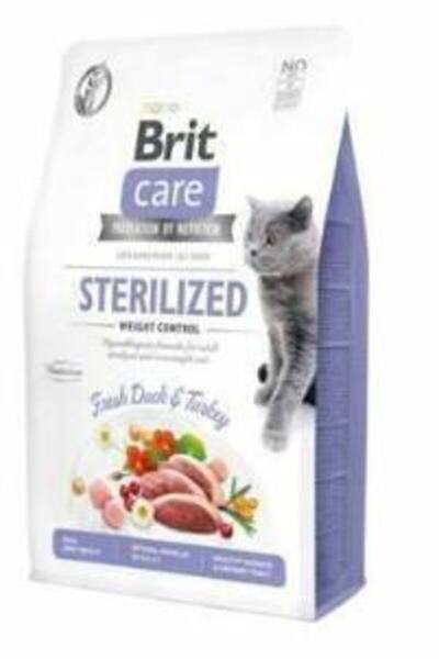 Brit Care Sterilised Tahılsız Kilo Dengeleyici Ördekli Kısırlaştırılmış Kedi Maması 2 Kg