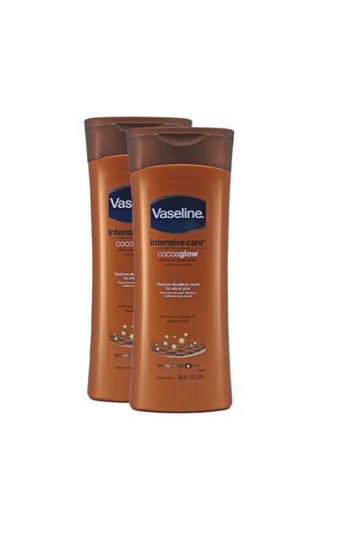 Vaseline Cocoa Glow Body Lotion - 400 ml x 2