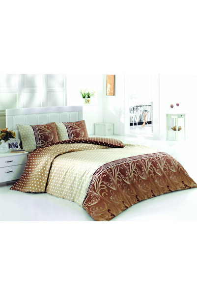 Fabeteks Felicia Brown Duvet Cover Set