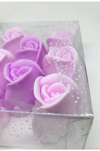 Dolce Scented Ornamental Soap - Rose 8 Pieces ( Box 13cm*10cm ) - Rose 5cm