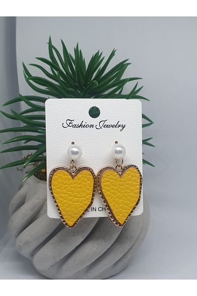 bi dünya saat aksesuar Model Heart Earrings