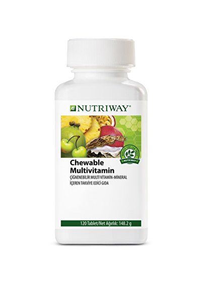 Amway نيوتريواي فيتامينات متعددة قابلة للمضغ، 120 قرصًا، 06