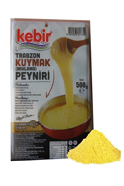 Kebir Trabzon Kuymak Peyniri 500 Gr+500 Gr Mısır Unu