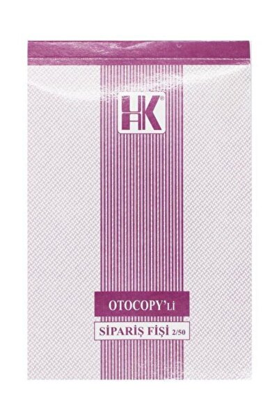 Ofisle Ulaş Otokopili Sipariş Fişi 2/50 2 Nüsha 14x19 Cm