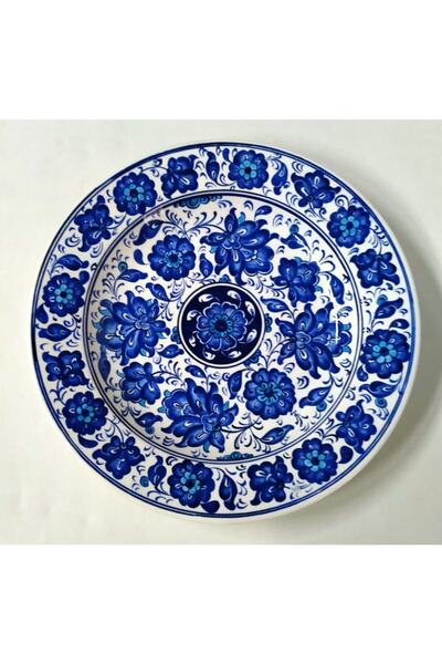 Sultan Çini 30 Cm Samur Desen Duvar Tabağı