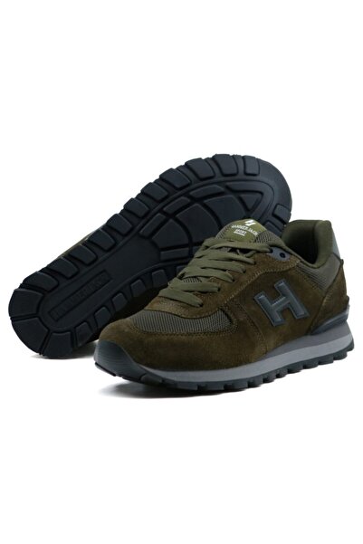 Hammer Jack Men's Khaki Ferum Genuine Leather Women's Sports Shoes