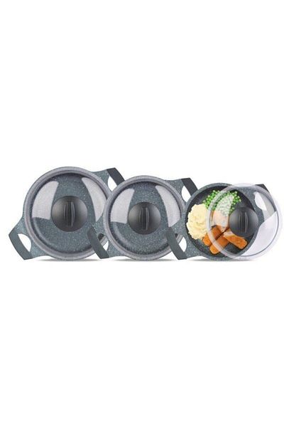 ThermoAD Cast Granite 3-Piece Pan Set