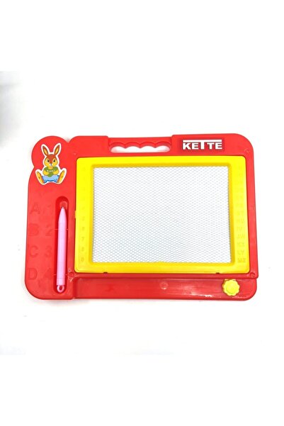 Şahane Pazar Kette Yazı Tahtası Manyetik Kırmızı 27x20 - Ket-063