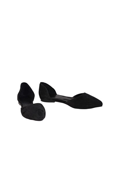 Moosefield Dámské černé baleríny z pravé kůže