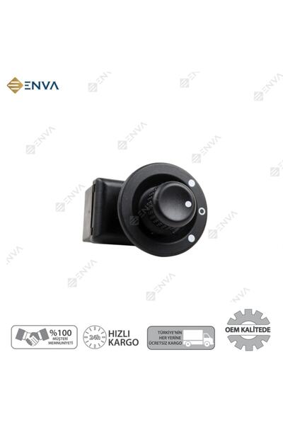 Enva Renault Kangoo Uyumlu Ayna Ayar Düğmesi Katlanmaz 1997-2008