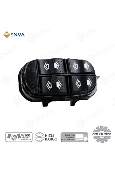 Enva Ford Focus 1 Sol Ön Cam Açma Düğmesi Anahtarı 1998-2005