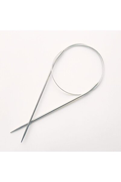 Masal Örgü Evi Sultan/yabalı Çelik Telli Misinalı 60 Cm No:2.50 Mm Örgü Şişi