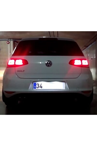 Fardoktoru Vw Golf 7 Beyaz Led Plaka Lambası Seti