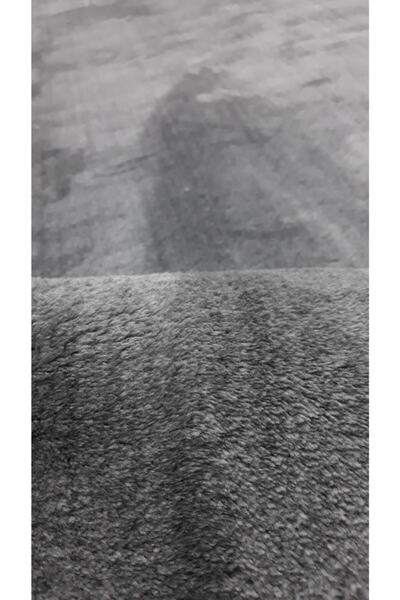 Sarar Tavşan Tüyü Peluş Halı Antrasit