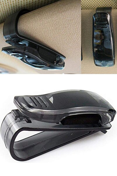 MOBEE Çok Amaçlı Araç Içi Mandallı Gözlük Kartlık Kağıt Tutacağı Klips