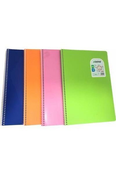 DEFNE DEFTER Defne Tempo 120/4 Pp - Caiet Metod Spiral Copertă