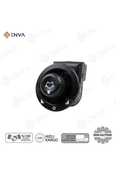 Enva Otomotiv Ford Connect Ayna Ayar Düğmesi Anahtarı 2002--2013