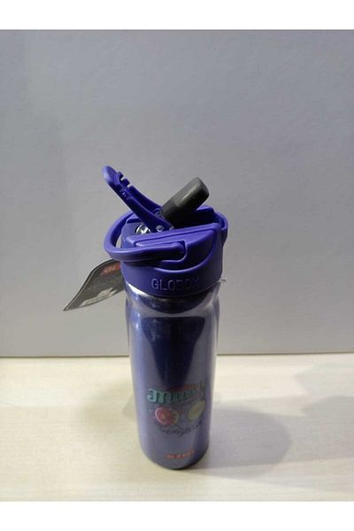 Globox Purple Patterned Steel Flask 500 Ml 1140