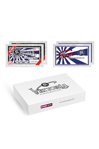 Viktoria Toz Kumaş Boyası Arkadaş Paket Mavi Açık