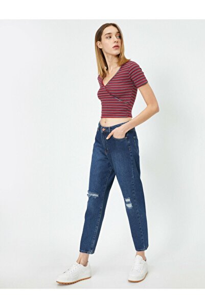 Koton Mom Jean-Hose für Damen – stilvolles Design