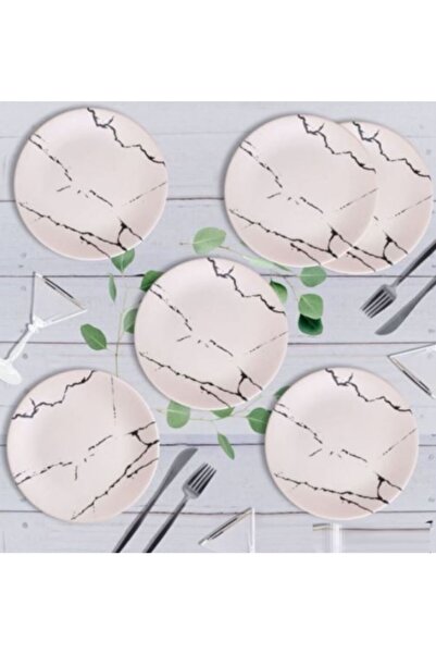 Keramika 6 Lı Pasta Tabağı