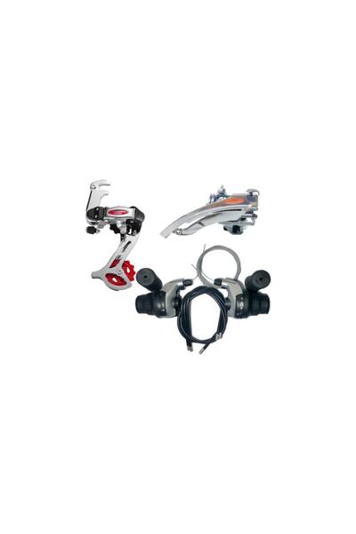 Shimano Emir Bisiklet'de Micro Shift 3x7 21 Vites Tx 43 Vites Kolu Ty 40 Ön Ve Arka Attırıcı Seti